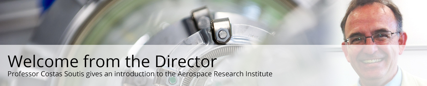 Professor Costas Soutis gives an introduction to the Aerospace Research Institute